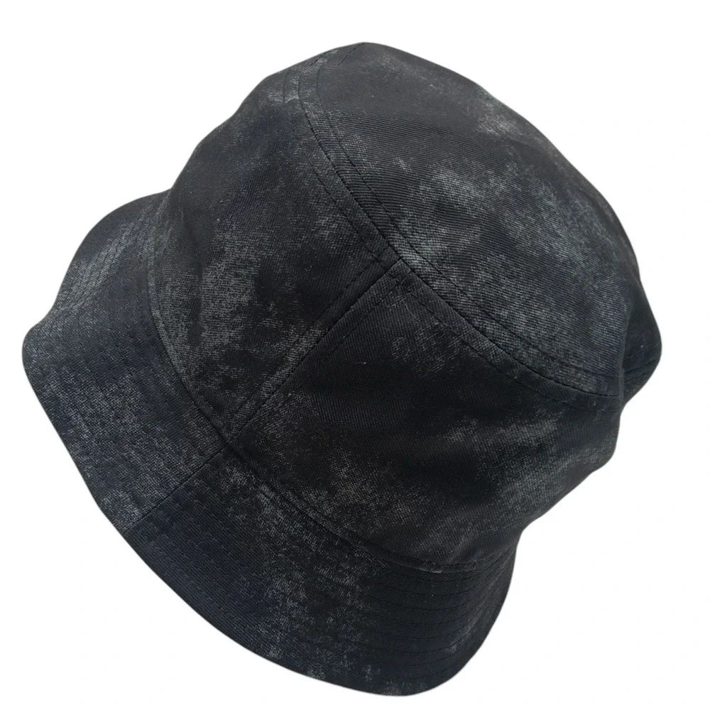 Nike Bucket Hat Black Acid Wash Futura Logo Embroidered Sun Cap SM